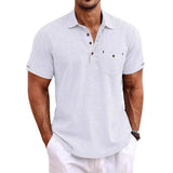 Chemise polo en lin