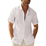 Chemise d'été en lin élégante