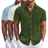 Chemise d'Été Élégante à Rayures