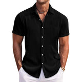 Chemise d'Été Élégante à Rayures
