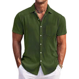 Chemise d'Été Élégante à Rayures