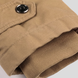 Florent | Veste d'hiver noire à capuche doublée sherpa