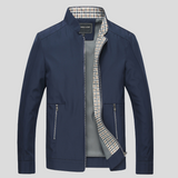 Stéphane | Blouson noir col montant