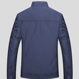 Stéphane | Blouson noir col montant