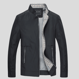 Stéphane | Blouson noir col montant