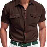 Chemise pour Homme en Velours