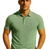 T-shirt Polo Rayé