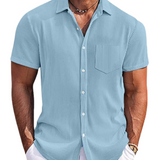 Chemise d'Été Élégante à Rayures