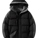 Veste Élégante Avec Capuche Pour L'Hiver