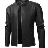 Veste en Cuir Biker pour Homme Élégante