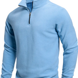 Sweater à manches longues avec fermeture éclair