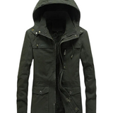 Veste d'Hiver Élégante et Coupe-Vent