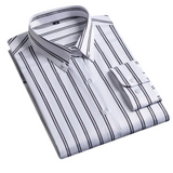 Chemise Masculine Élégante à Rayures