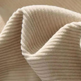 René | Veste décontractée en velours fin crème