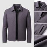 Guy | Veste zippée grise col chemise