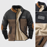 Gérard | Veste polaire marron et noire bicolore
