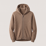 Hoodie zippé en laine Arven