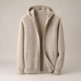 Hoodie zippé en laine Arven