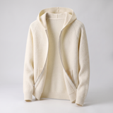 Hoodie zippé en laine Arven