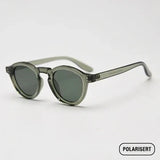 Elian | Lunettes de soleil rétro rondes polarisées