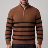 Pull zippé à rayures Blackwell