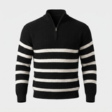 Pull zippé à rayures Blackwell