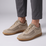 Baskets en cuir véritable Calvino