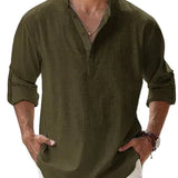 Piotr - Chemise en lin respirante pour homme