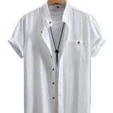 Chemise Décontractée à Manches Courtes