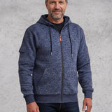 Fernand | Veste polaire bleue à capuche