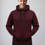 Fernand | Veste polaire bleue à capuche