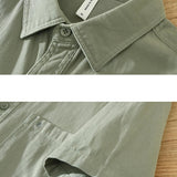 Chemise en coton à manches courtes