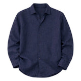 Chemise pour homme Kensington en lin léger à coupe décontractée