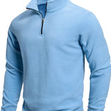 Sweater à manches longues avec fermeture éclair