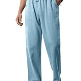 Shorts d'été en lin décontractés