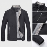 Stéphane | Blouson noir col montant