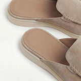 Mocassins Suède Beige