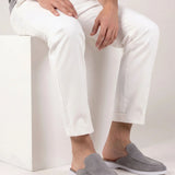 Mules Nautiques en Daim Gris