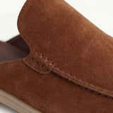 Mules en velours bordeaux Yacht