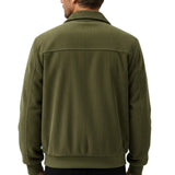 Veste en Velours Côtelé pour Homme – Vert Militaire