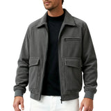 Veste en Velours Côtelé pour Homme – Grise
