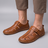 Sandales en cuir tressé Kirkham