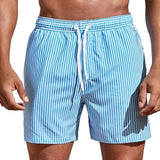Maillots de bain à rayures décontractés