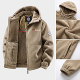 Aurélien | Veste polaire beige à capuche