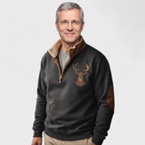 Daniel | Sweat marron motif cerf