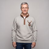 Daniel | Sweat marron motif cerf