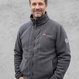 Grégoire | Veste polaire grise col montant