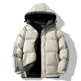 Veste Élégante Avec Capuche Pour L'Hiver