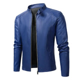 Veste en Cuir de Moto pour Homme Élégante