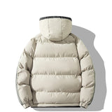 Veste Élégante Avec Capuche Pour L'Hiver